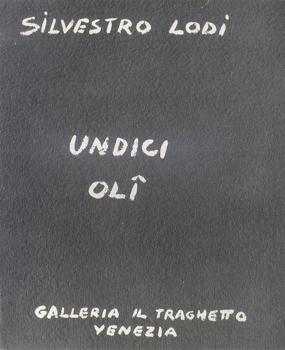 Undici olÃ®: per una poetica dell'inquietudine.