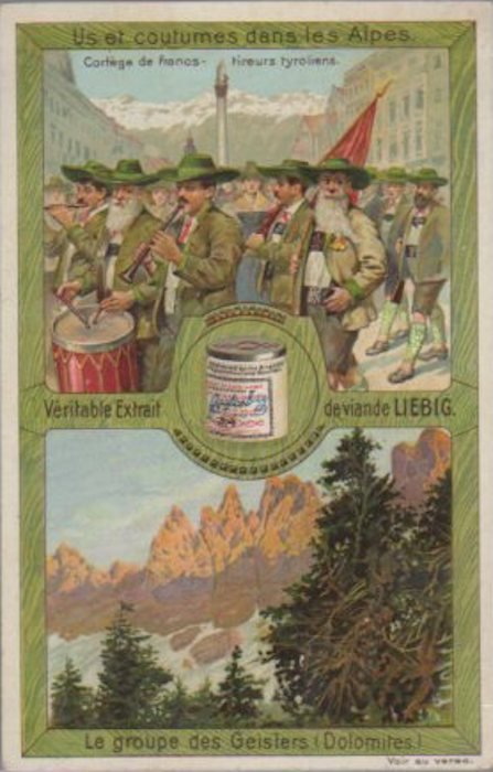 Us et coutumes dans les Alpses: Le groupe de Geislers.