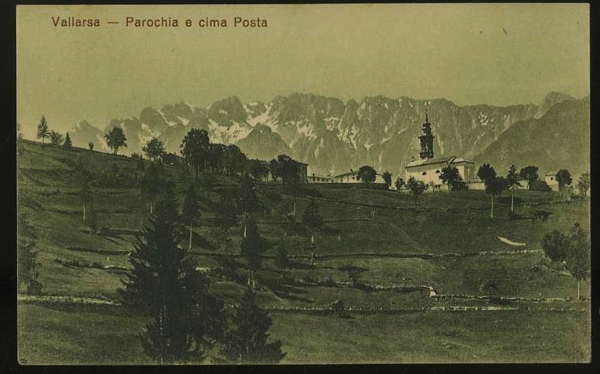 Vallarsa. Parrocchia e cima Posta.