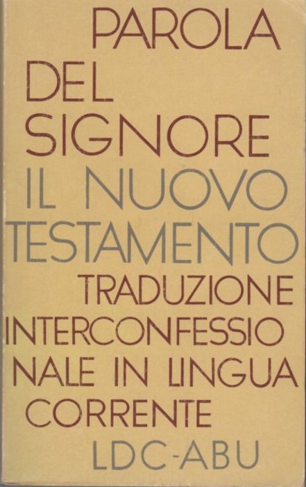 Vangelo di Giovanni: testo tratto da: Parola del Signore, il …