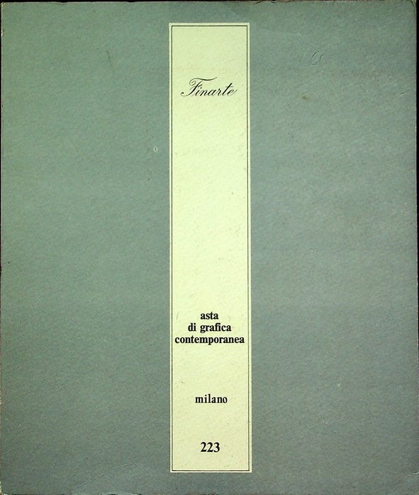 Vendita pubblica all'asta di grafica contemporanea: 16-17 dicembre 1975.