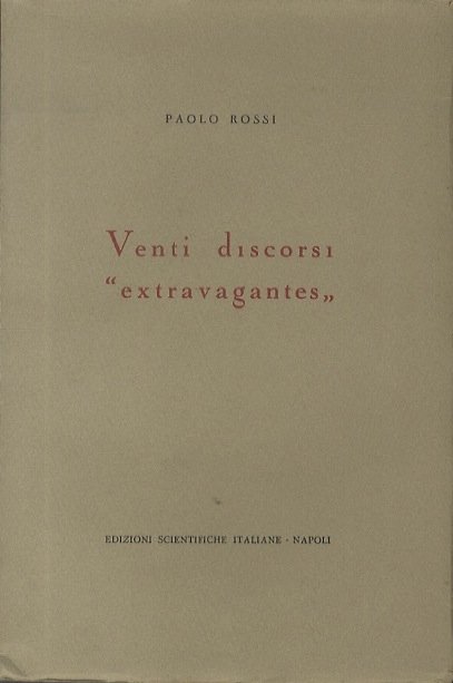 Venti discorsi ”extravagantes”.