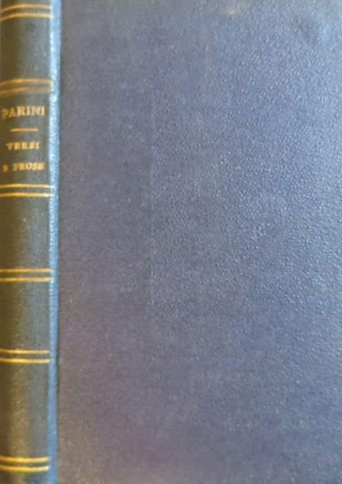 Versi e prose di Giuseppe Parini.