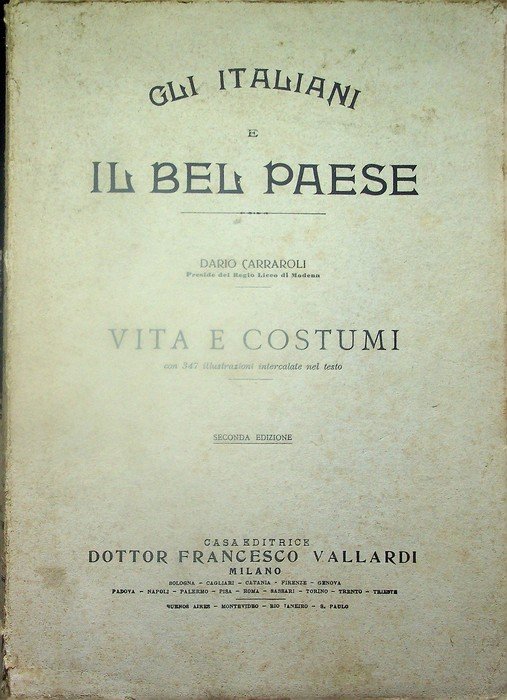Vita e costumi.