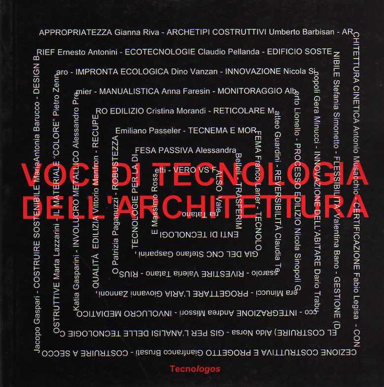 Voci di tecnologia dell'architettura.