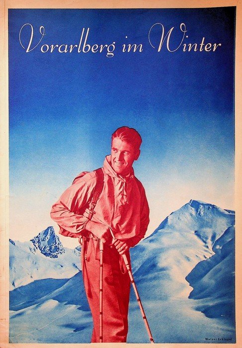Vorarlberg im Winter.