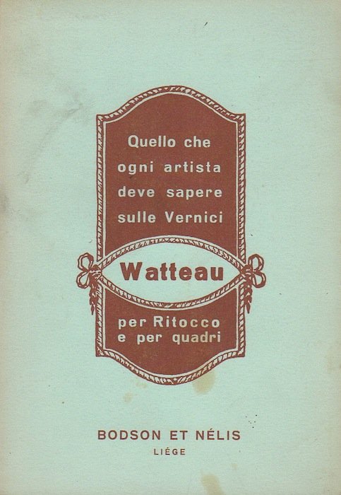 Watteau: quello che un'artista deve sapere sulle Vernici per Ritocco …