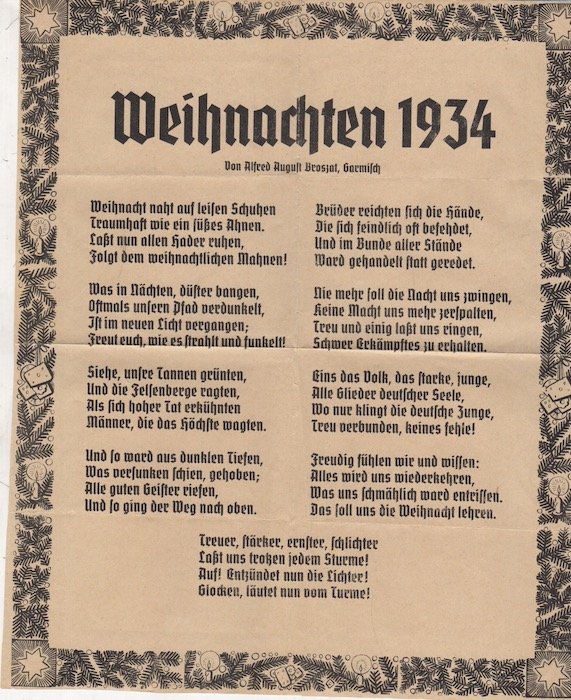Weihnachten 1934.