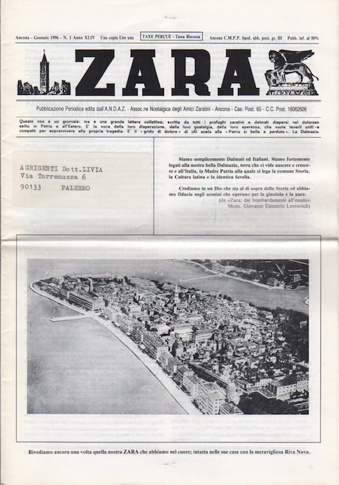 Zara: pubblicazione periodica.