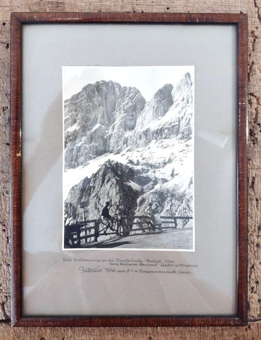 Zur Erinnerung an die Dachstein-Fahrt 1936 von Deinem Freund Ludwig …