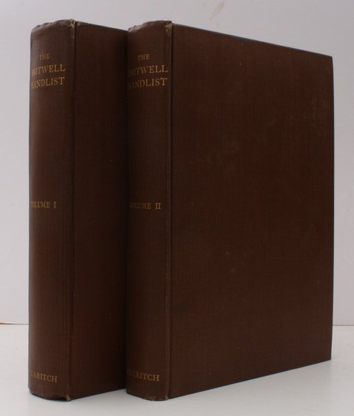The Britwell Handlist. Or, Short-Title Catalogue of the Principal Volumes …