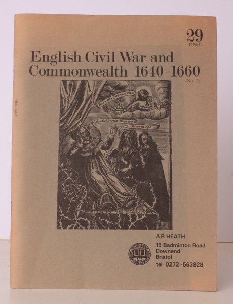 [Sale Catalogue]. English Civil War and Commonwealth 1640-1660. [Catalogue No.2]. …