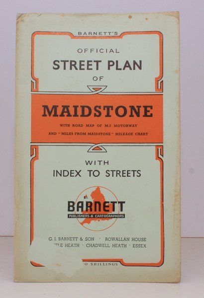 Barnett's Official Street Plan of Maidstone. With Road Map of …