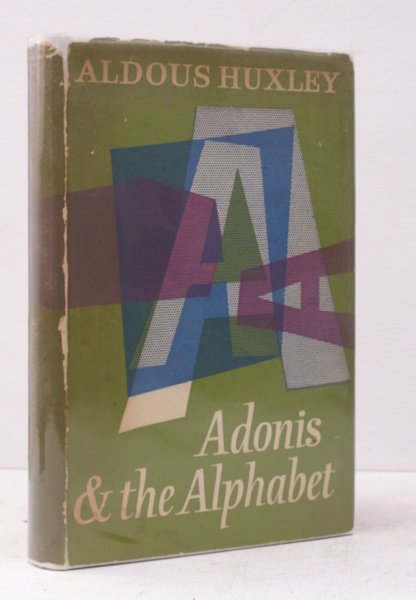 Adonis and the Alphabet. IN UNCLIPPED DUSTWRAPPER