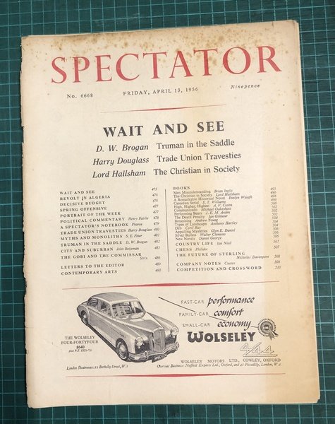 'City and Suburban' [with] 'A Remarkable Historical Novel' [in] Spectator …