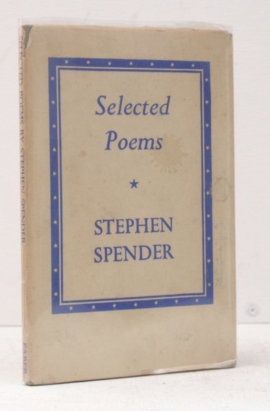 Selected Poems. SIGNED BY THE AUTHOR