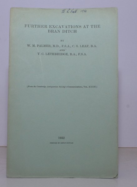 Further Excavations at the Bran Ditch. BRIGHT, CLEAN COPY