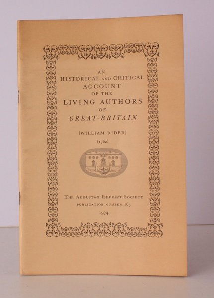 An Historical and Critical Account of the Lives and Writings …