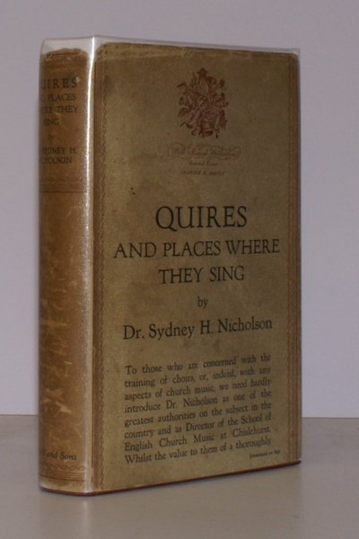 Quires and Places where they Sing. IN UNCLIPPED DUSTWRAPPER