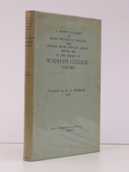 A Short Catalogue of Books printed in England and English …