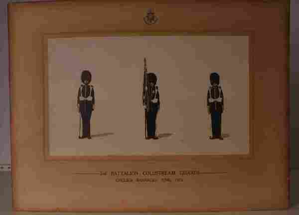 2nd Battalion Coldstream Guards Colour Party. SUPERB ORIGINAL PHOTOGRAPH IN …