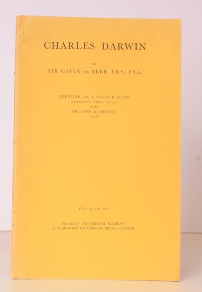 Charles Darwin. Lecture on a Master Mind. BRIGHT, CLEAN COPY