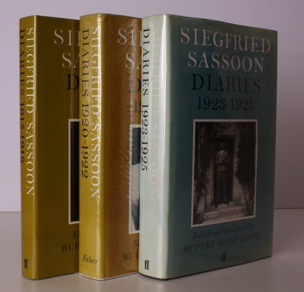 Siegfried Sassoon Diaries 1915-1918 [with] 1920-1922 [with] 1923-1925]. Edited and …