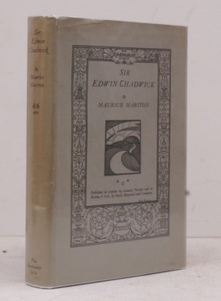 Sir Edwin Chadwick (1800-1890). BRIGHT, CLEAN COPY IN UNCLIPPED DUSTWRAPPER