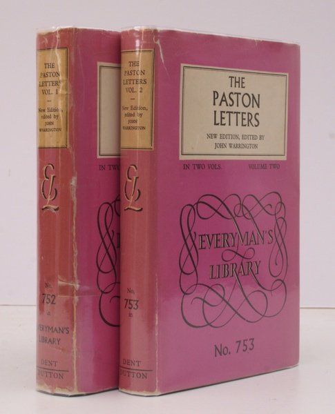 The Paston Letters. Edited with an Introduction by John Warrington. …