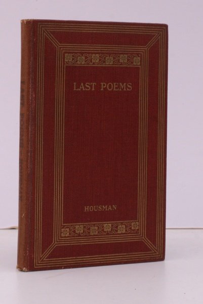 Last Poems. [First US Edition]. BRIGHT, CRISP COPY