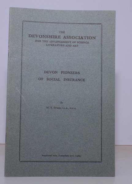 Devon Pioneers of Social Insurance. NEAR FINE COPY | Immagine principale