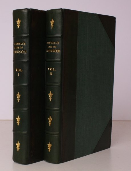 The Life of Samuel Johnson. ELEGANT COPY IN GREEN CALF