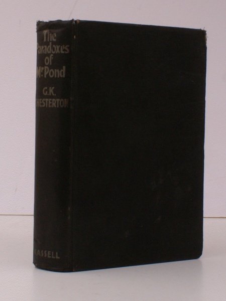 The Paradoxes of Mr. Pond. GOOD, FIRM COPY OF A …