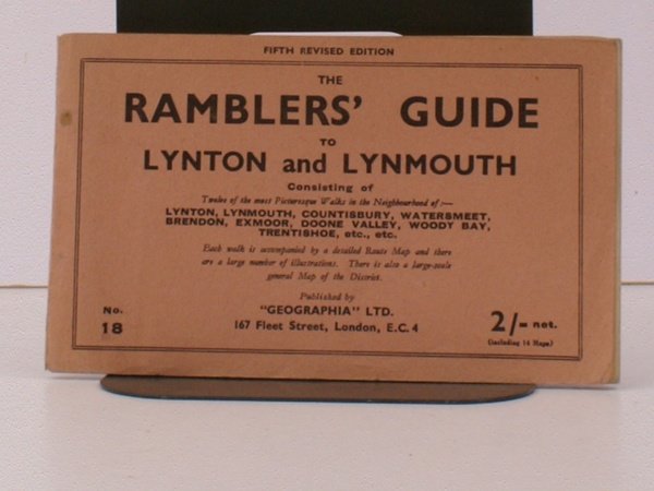 The Ramblers' Guide to Lynton and Lynmouth. Fifth Revised Edition. …