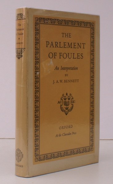 The Parlement of Foules. An Interpretation. [Third Impression]. NEAR FINE …