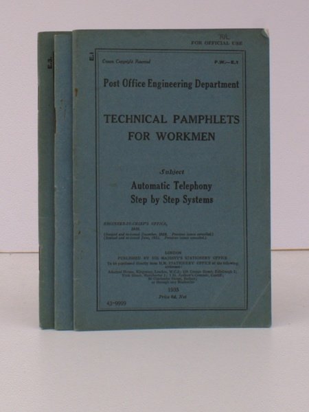 Technical Pamphlets for Workmen. [Group E]. COMPLETE SET IN ORIGINAL …