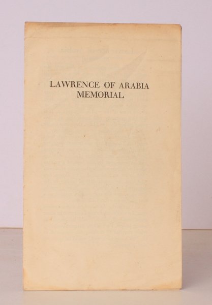 Lawrence of Arabia Memorial. A RARE SURVIVAL