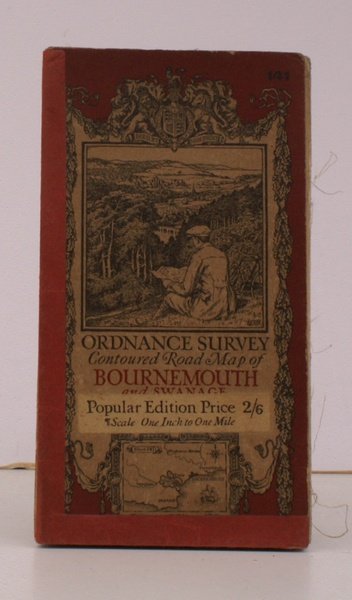 Ordnance Survey Contoured Road Map of Bournemouth and Swanage. Sheet …