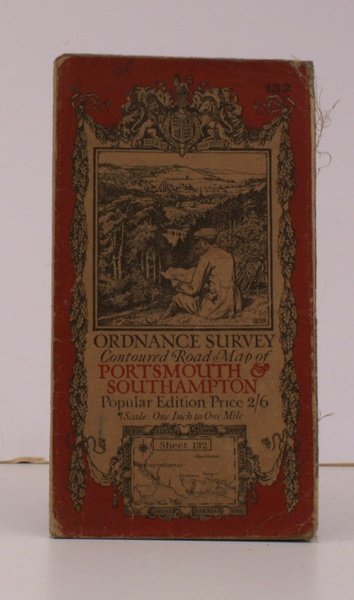 Ordnance Survey Contoured Road Map of Portsmouth and Southampton. Sheet …