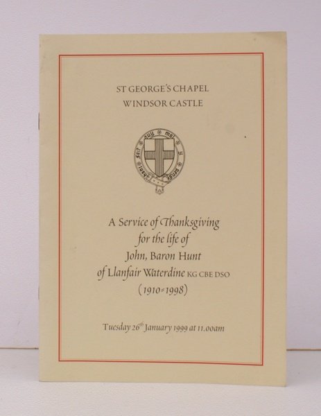 A Service of Thanksgiving. for the Life of John, Baron … | Immagine principale