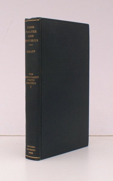 The Paris Psalter and the Meters of Boethius. Edited by …