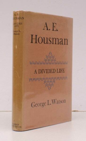 A.E. Housman. A Divided Life. BRIGHT, CLEAN COPY IN DUSTWRAPPER