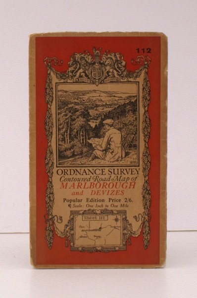 Ordnance Survey Contoured Road Map of Marlborough and Devizes. Sheet …