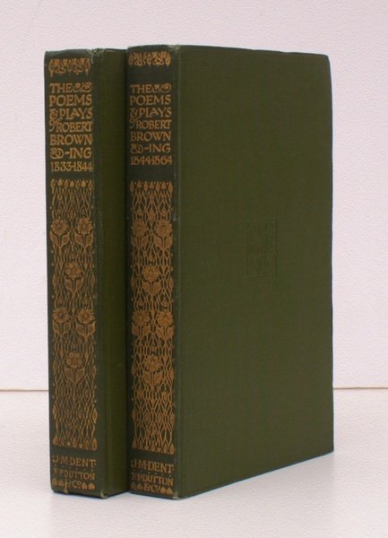 The Poems and Plays of Robert Browning. Vol. I: 1833-1844 …