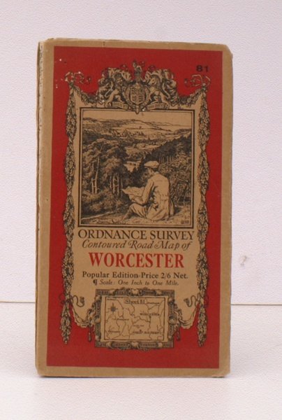 Ordnance Survey Contoured Road Map of Worcester. Popular Edition. Sheet …