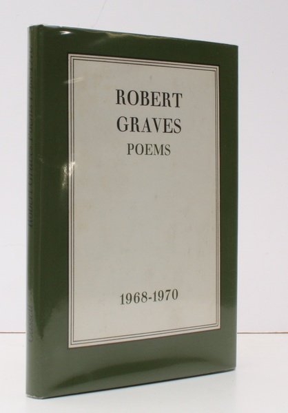 Poems 1968-1970. NEAR FINE COPY IN UNCLIPPED DUSTWRAPPER