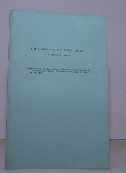 Stray Notes on the Teign Valley. NEAR FINE COPY