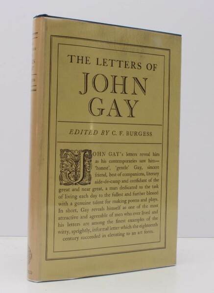 The Letters of John Gay. Edited by C.F. Burgess. NEAR …