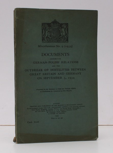 Documents concerning German-Polish Relations and the Outbreak of Hostilities between …