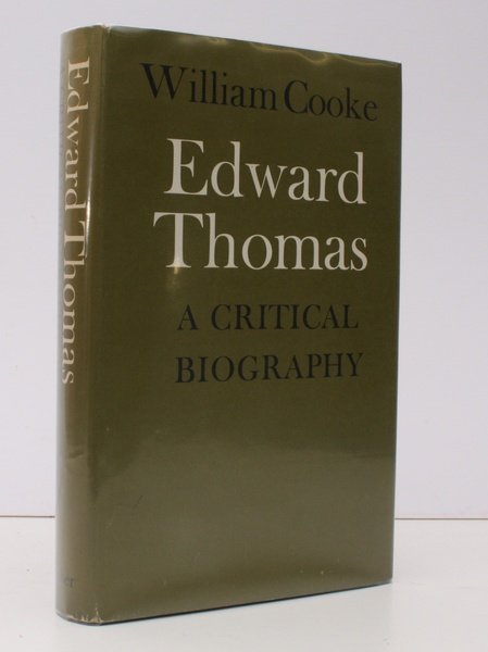 Edward Thomas. A Critical Biography 1878-1917. NEAR FINE COPY IN …